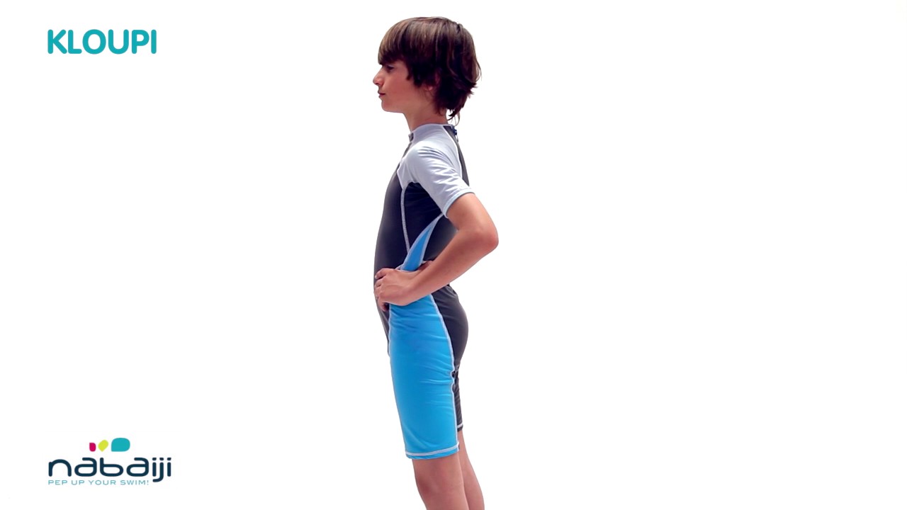 Shorty de natação Kloupi Boy infatil Nabaiji - Exclusividade Decathlon