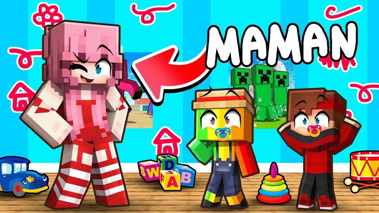 LOLA DEVIENT ma MAMAN sur Minecraft !