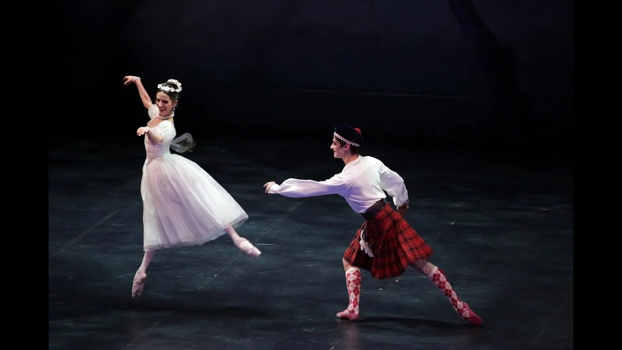 Vittoria Valerio & Nicola Del Freo in La Sylphide, act II