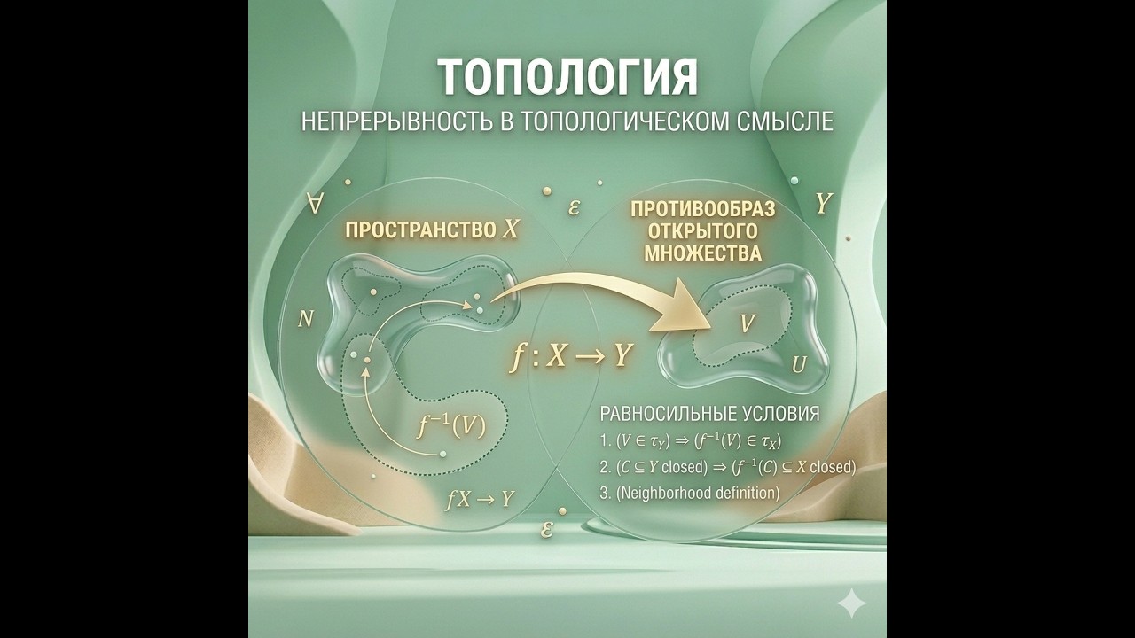 Непрерывность и Гомеоморфизм