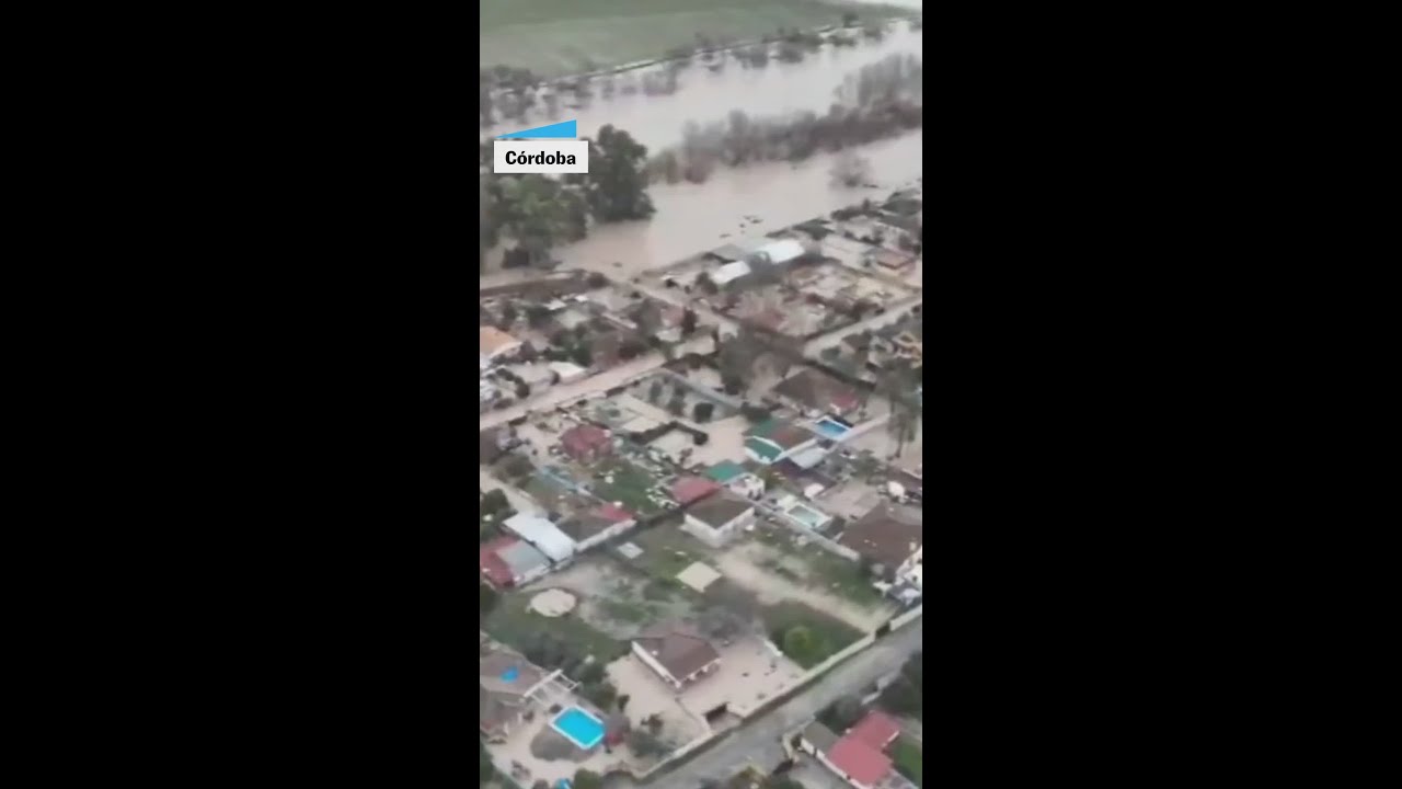 Borrasca 'Marta': Nueva amenaza por crecidas, con el Guadalquivir en m&aacute;ximo #shorts