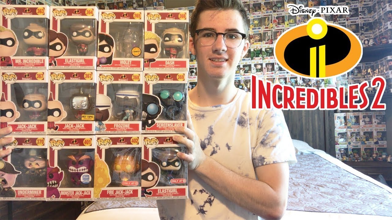Entire Set of Incredibles 2 Funko Pops!