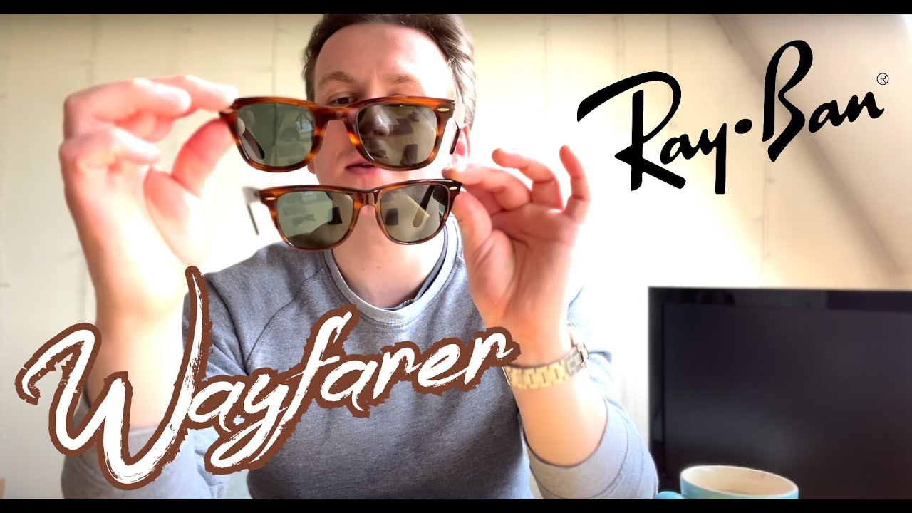 B&L Ray Ban Wayfarer vs Wayfarer 2 Comparison | Wax and Tartans