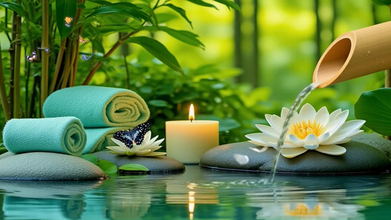 Peaceful Music For Mind Relaxation - Relaxing Water Sounds for Stress Relief, Anxiety and Insomnia