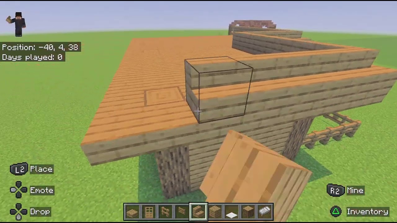 Minecraft build tutorial (starter house)