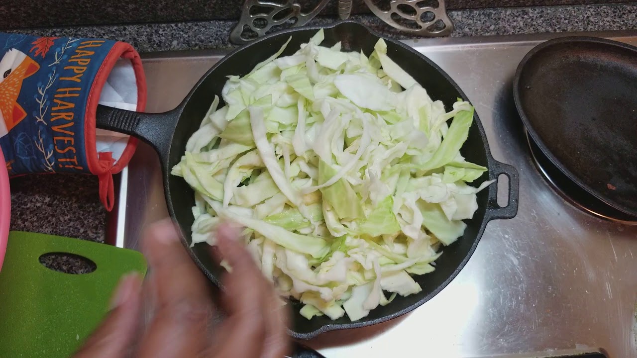 Fried Cabbage Without Meat