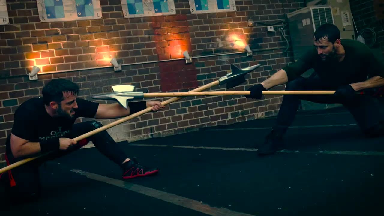 Halberd Fight Ben Aycrigg v Billy Matt Thompson