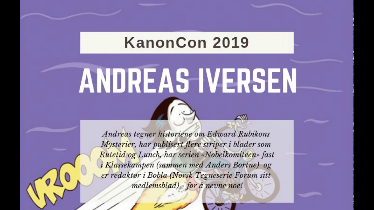 KanonCon 2019 Gjest - Andreas Iversen