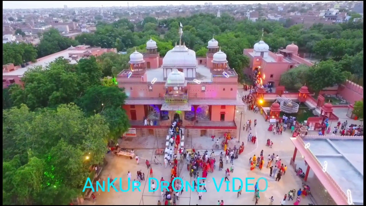 Shiv Bari temple Bikaner  Drone videos shoot by Ankur Drone photography
