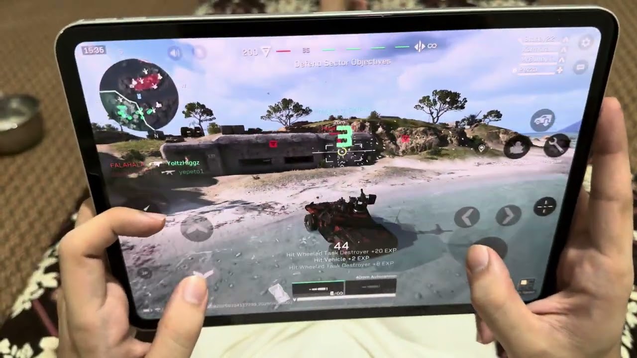 Delta Force Mobile Ultra 120FPS Handycam Gameplay on iPad Pro M4 | Real Smooth Experience 🎮🔥