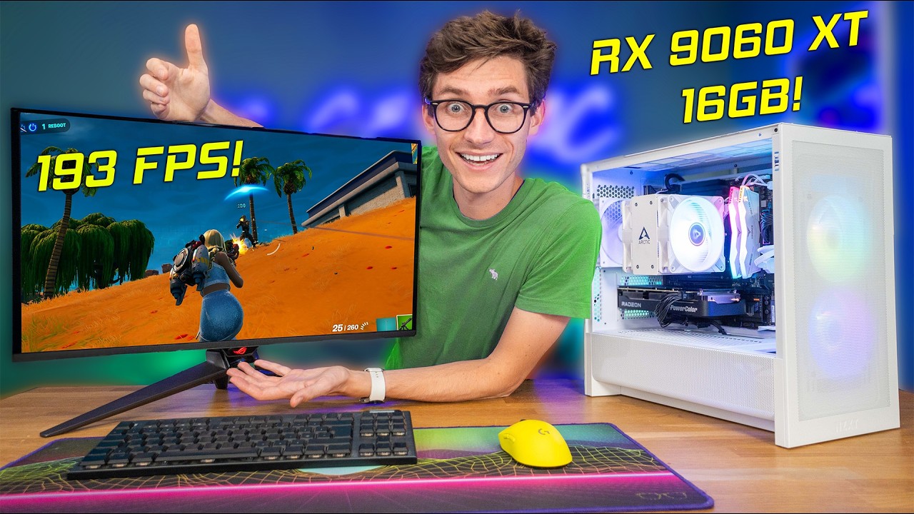 The PERFECT RX 9060 XT 16GB Gaming PC Build! 💪 w/ Gameplay Benchmarks