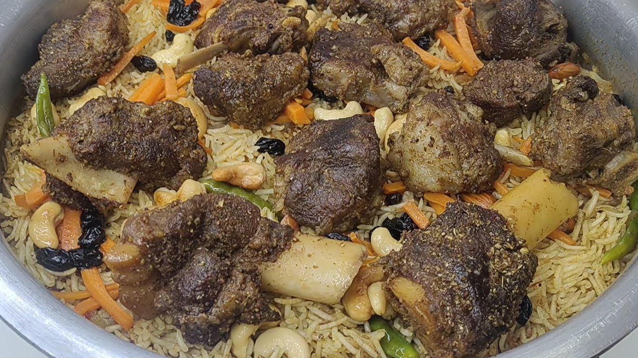 Mutton Mandi Recipe Restaurant Style Arabic Rice | Arabian Laham Mandi without Oven