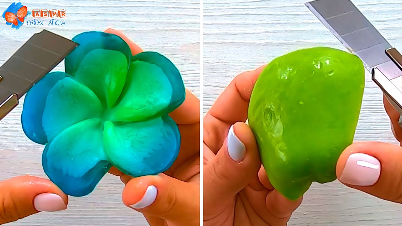Relaxing Soap Carving ASMR 💚 Satisfying Soap cutting 💛 Asmr relax show