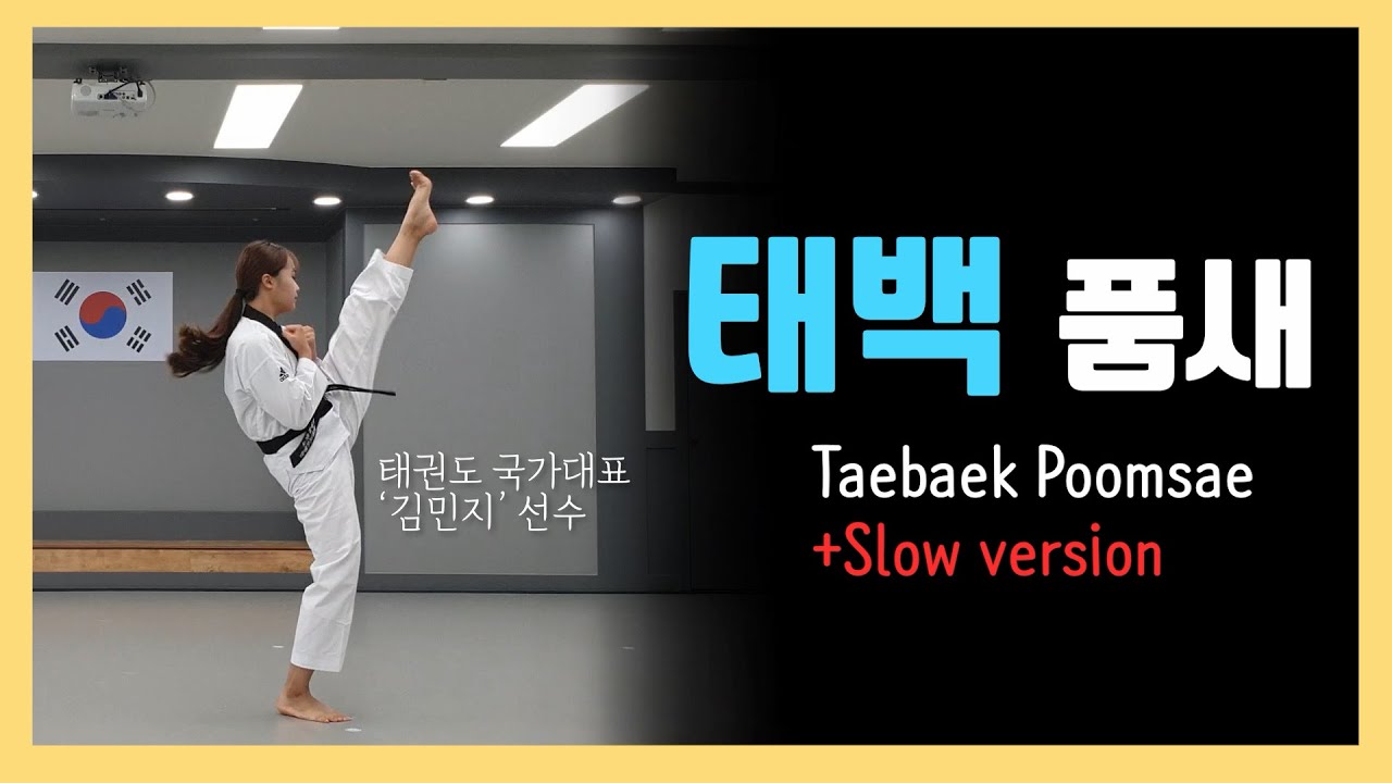 태백 품새 Taebaek Poomsae [품새배우기,국기원 심사,서린태권도]