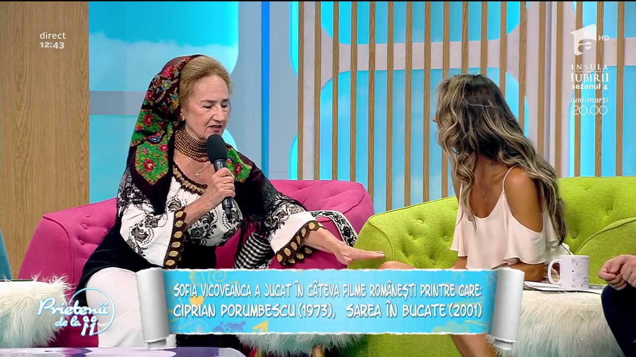 Sofia Vicoveanca, o vară plină de spectacole: ”Urmează să am un spectacol în Sicilia