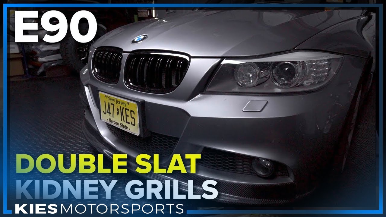 DIY: How to install BMW E90 KIDNEY GRILLS (LCI edition)