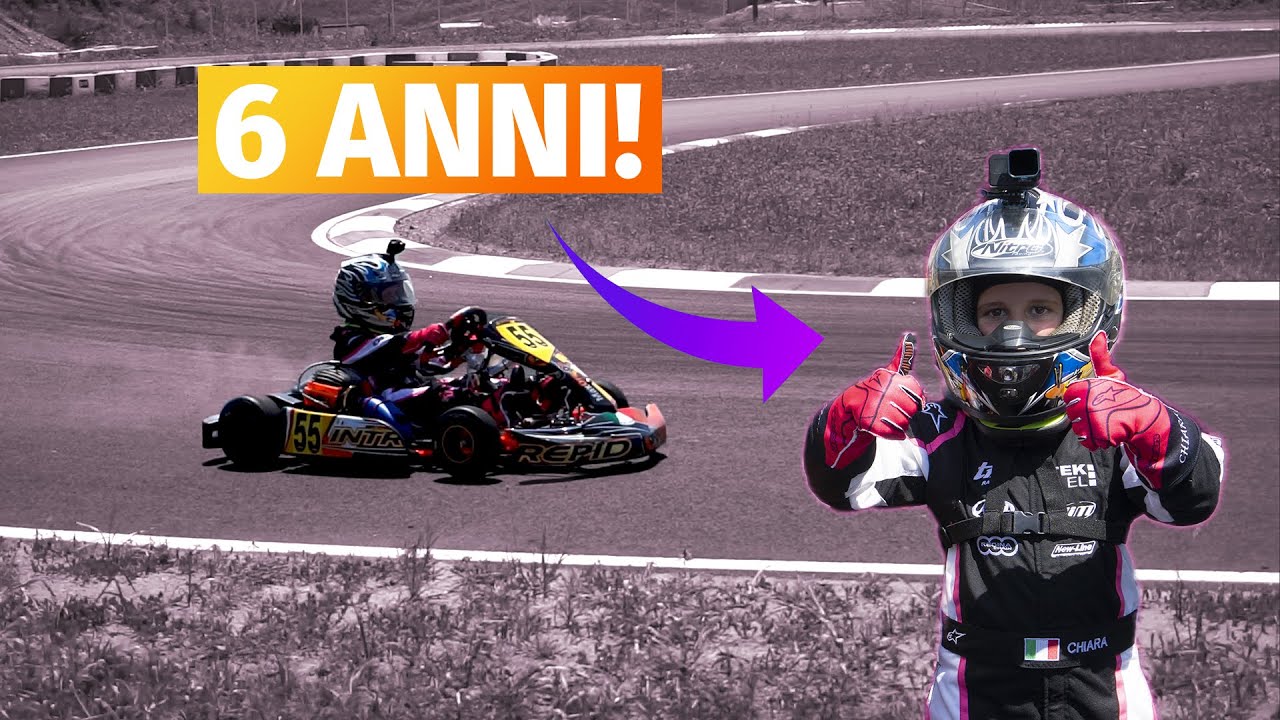LA PRIMA VOLTA DI CHIARA IN KART - (Finita a prati😅)