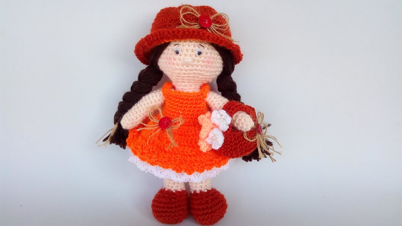 Bambola Amigurumi Uncinetto Tutorial 🌈 Muñeca Crochet  Amigurumi - Doll Crochet Amigurumi Tutorial