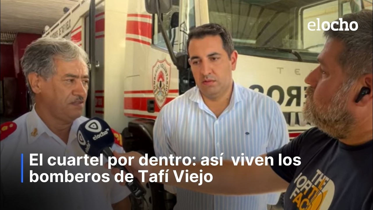 ASÍ VIVEN LOS BOMBEROS DE TAFÍ VIEJO