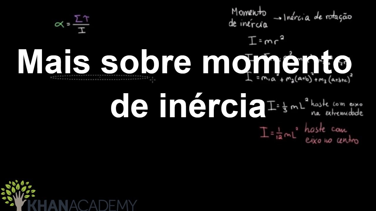 Mais sobre momento de inércia | Fisica | Khan Academy