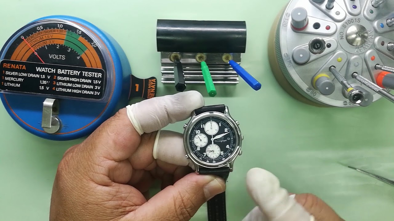 Poner en hora, y funciones del SEIKO Cronómetro calibre 7T 32 -hattori Y182B