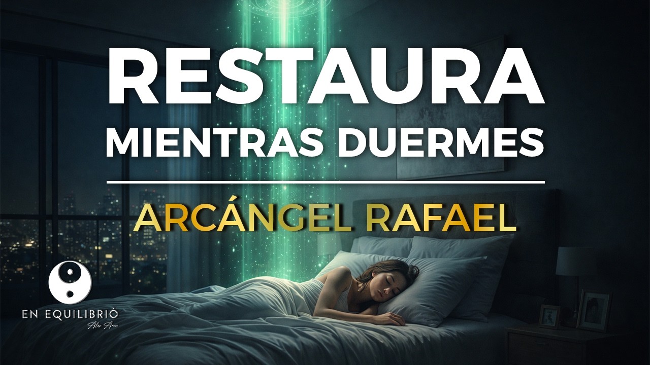 Meditación Para Dormir y Sanar (8 Horas) 🟢 Restaura Tu Cuerpo y Alma con Arcángel Rafael