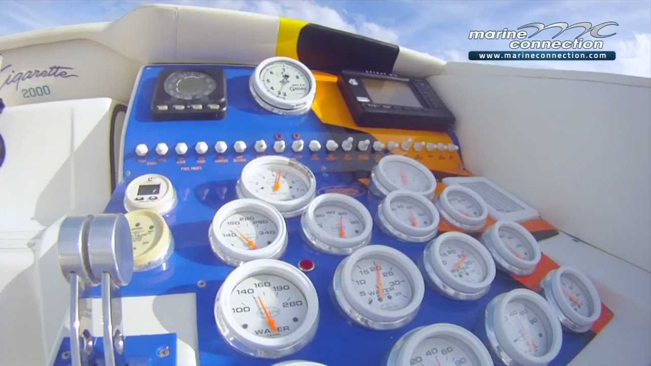 2000 Cigarette 42 Tiger with Twin Mercury Racing 500 EFIs by Marine Connection Boat Sales