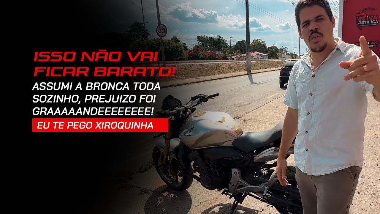 Só nos restou assumir o prejuizo da nossa irresponsabilidade | Fim da Hornet com motor batido!
