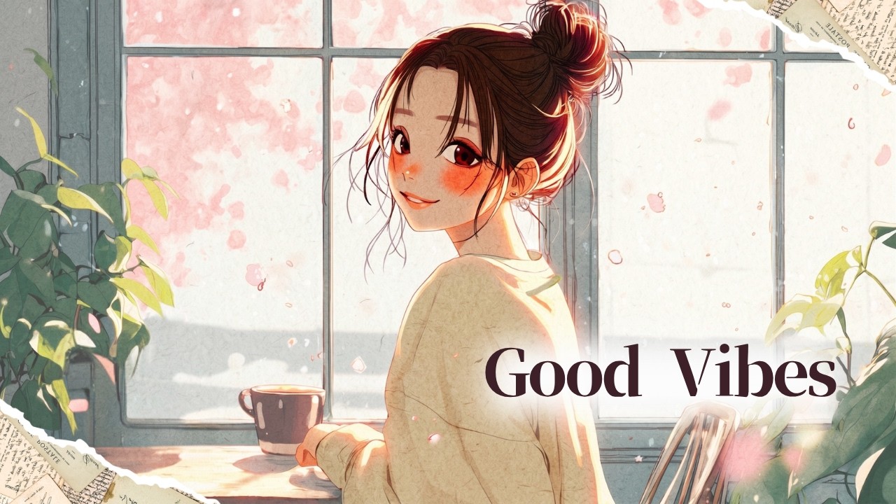 【洋楽BGM 】🎧疲れた気持ちを解きほぐす 優しいポジティブBGM🌈 Morning/Music/Study/Work/Cafe