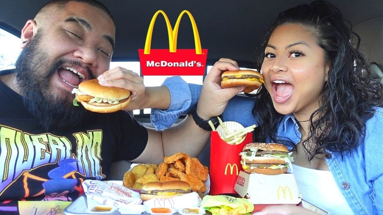 MCDONALD'S MUKBANG !! (Big Mac, Spicy McNuggets, McChicken, McDouble, Fries)