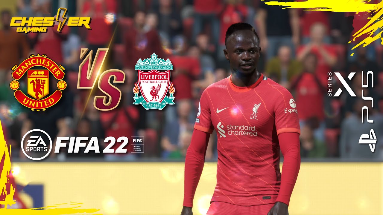 فيفا 22 -ليفربول و مان يونايتد  النسخة المحسنة تعليق فارس عوض - FIFA 22 ARABIC COMMENTARY