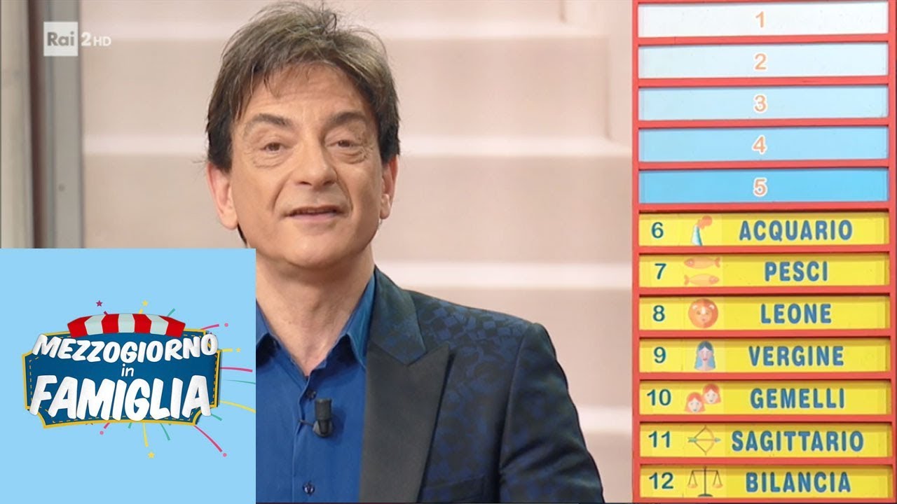 L’oroscopo della settimana di Paolo Fox - Mezzogiorno in famiglia 07/04/2019