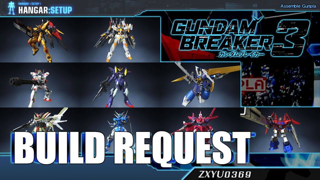 [PS4] Gundam Breaker 3 : Build Request [September 2020]