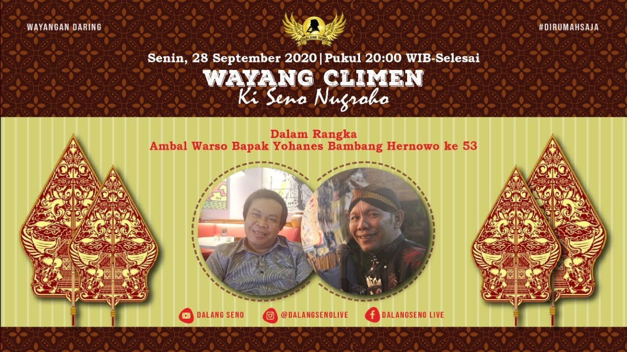 #Live Streaming Climen Ki Seno Nugroho - BIMO BUNGKUS