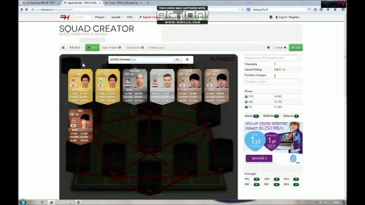 fifa 14 | futhead | budowanie składu | odc.1