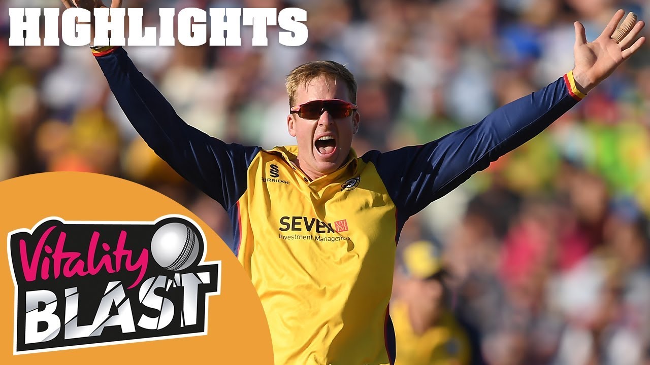 Derbyshire Falcons v Essex Eagles | SEMI-FINAL 2 - Highlights | Vitality Blast Finals Day 2019