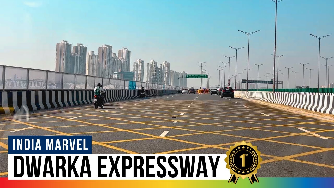India Infrastructure Marvel: Dwarka Expressway - Almost Ready for Full Opening!