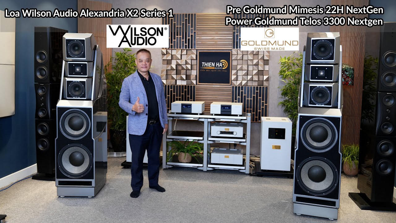 Siêu Phẩm Loa Wilson Audio Alexandria X2 S1 Tham Chiếu Hệ Thống Goldmund Mimesis 22H + Telos 3300
