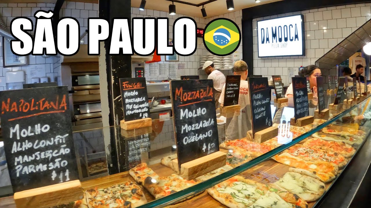 GRINGO ITALIANO COME PIZZA EM SÃO PAULO BRASIL | SERÁ QUE É IGUAL A DA ITÁLIA? 🍕
