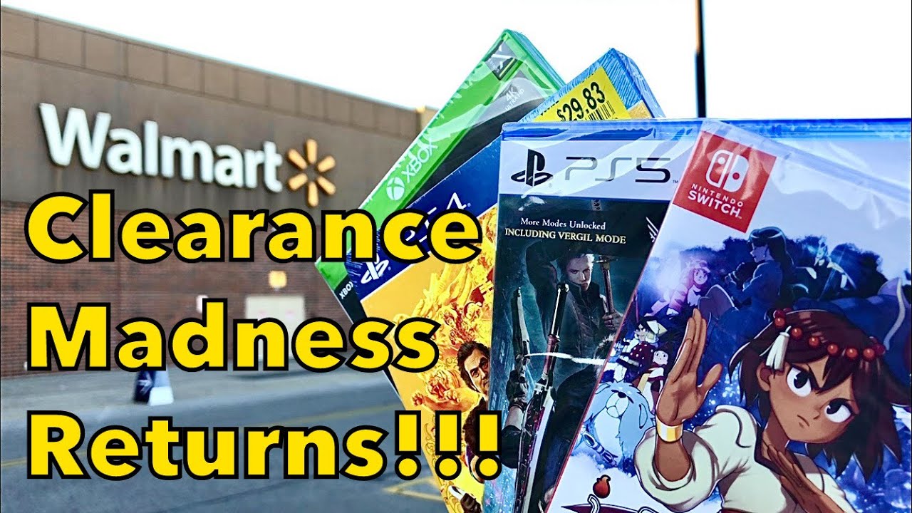 Walmart Clearance Video Games Are Back!!!  Lots Of Hidden Clearance Pickups. Live Video Game Hunting