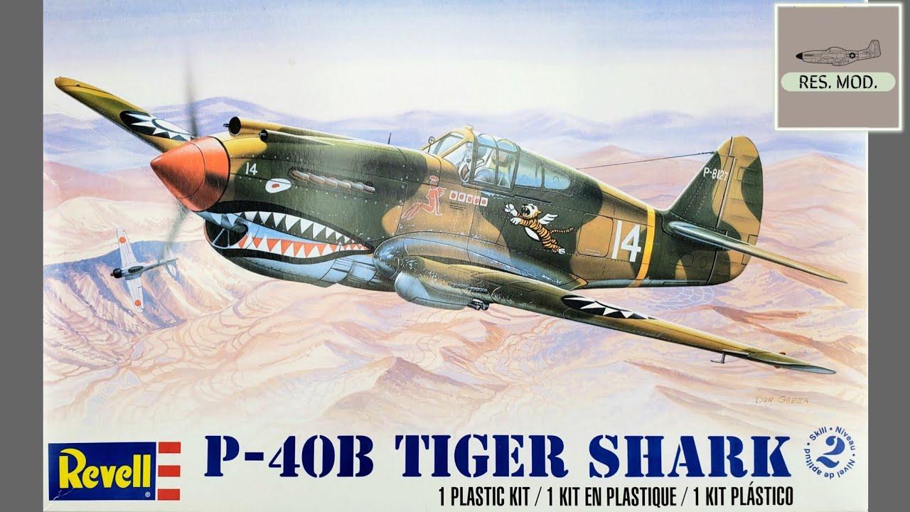 P-40 Tiger Shark | TIMELAPSE | Full Build | Revell | Monogram | Scale Model Building|WWII|Airplane