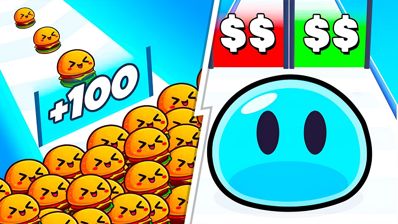 Food Run VS Slime Run Race 🔥 Max Level SpeedRun Gameplay (Android,iOS) NEW UPDATE Ep 817