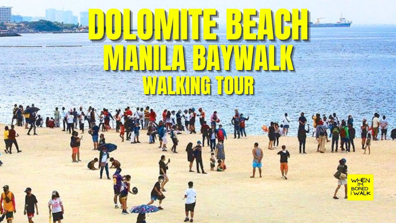 MANILA BAYWALK DOLOMITE BEACH | MORNING WALK | WHEN IM BORED I WALK