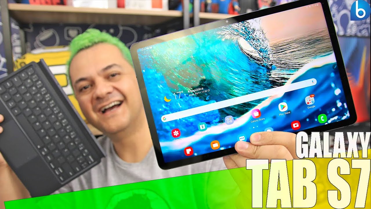 GALAXY TAB S7 | INCRÍVEL e AINDA MELHOR com a CAPA TECLADO! Unboxing e Impressões!