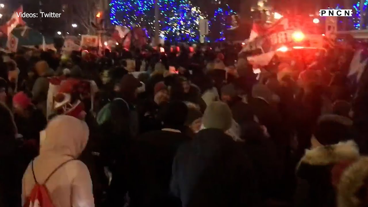 Canada: Freedom Convoy 2022 || Ottawa || Ontario