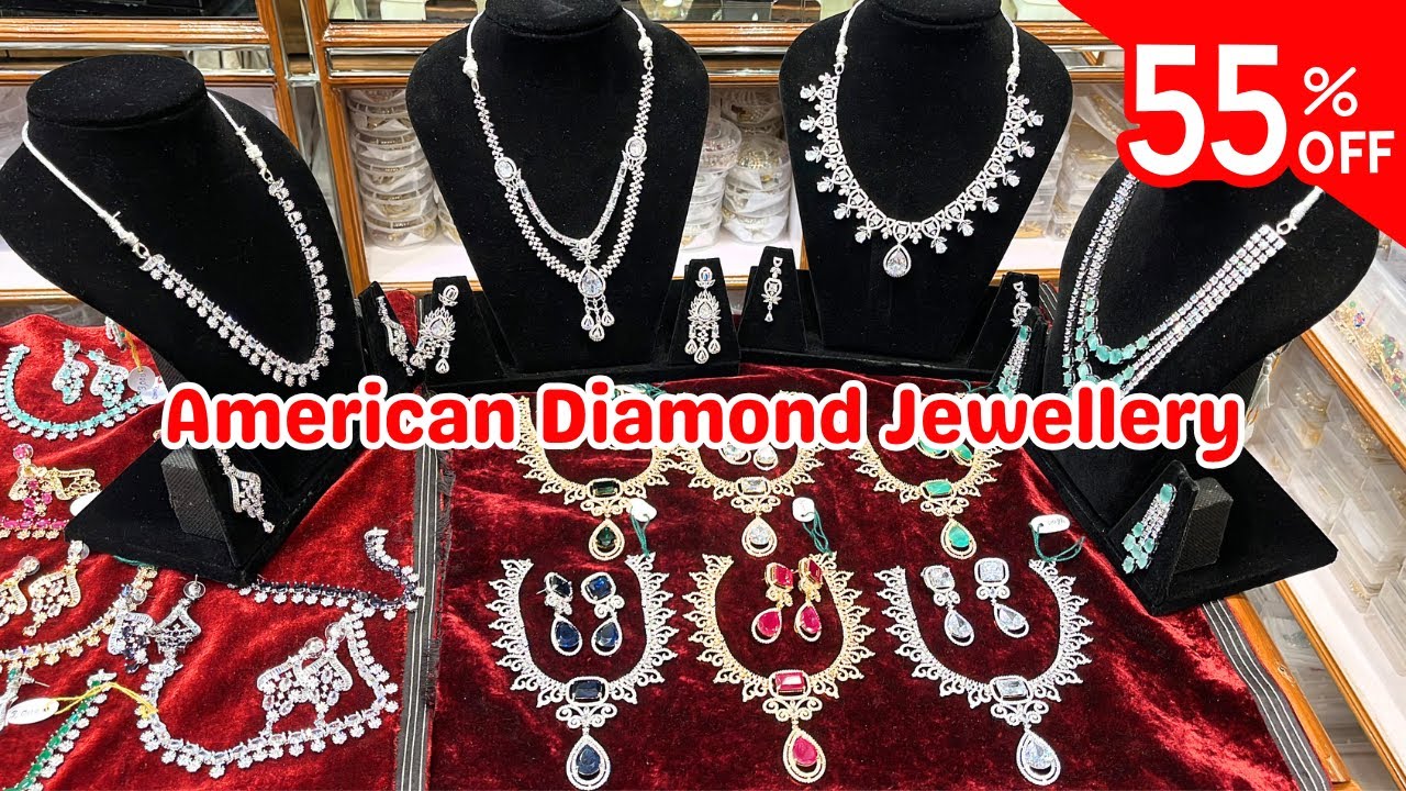 Flat 55% OFF 💎 American Diamond Jewellery | Traditional Jewellery Charminar | COD in Hyderabad