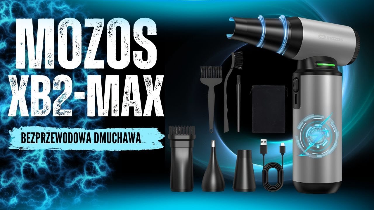 Mozos XB2-Max - bezprzewodowa dmuchawa, kt&oacute;ra zrywa czapki z gł&oacute;w!