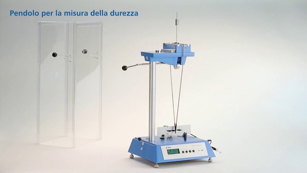 Prova di durezza a pendolo: Metodo di smorzamento per vernici dure e tenere