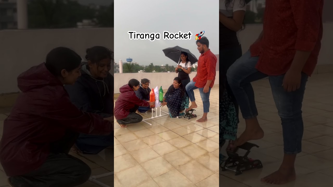Water Rocket Launch by our team, India&rsquo;s Independence Day celebrations #tricolor