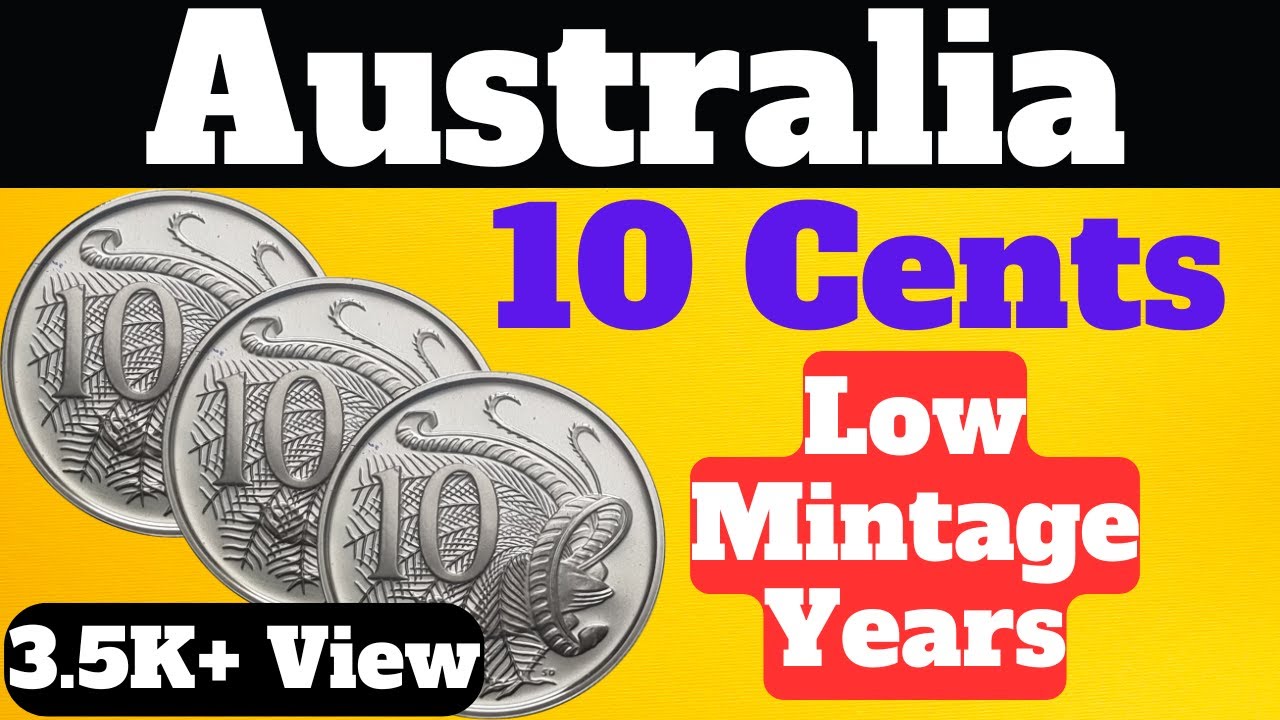 10&cent; Low Mintage Years Coins | Australian 10 Cents |